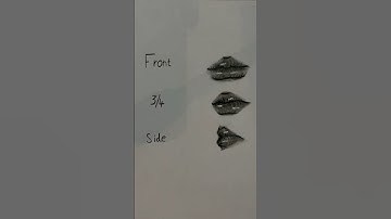 Drawing lips in different angles💞#drawing #tutorial #howtodraw #fypシ #shorts