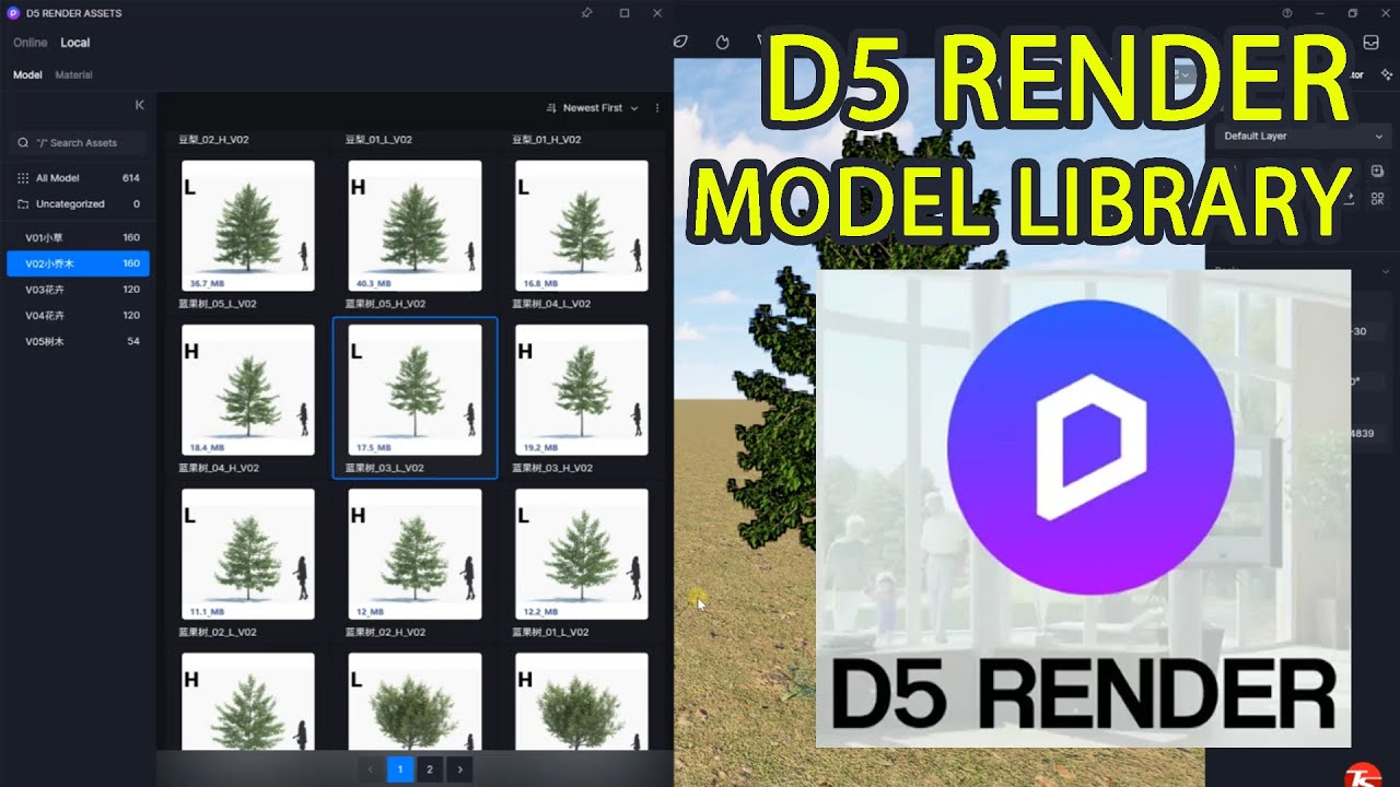 Tutorial Instalasi Asset D5 Render - YouTube