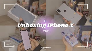 Aesthetic Unboxing iPhone X 64gb 🍎 | Aesthetic Unboxing 2022 | Indonesia