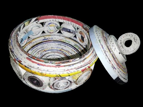 How To Make A Jewellery Box Using Newspaper DIY Craft How To Make A Jewellery Box Using Newspaper DIY Craft