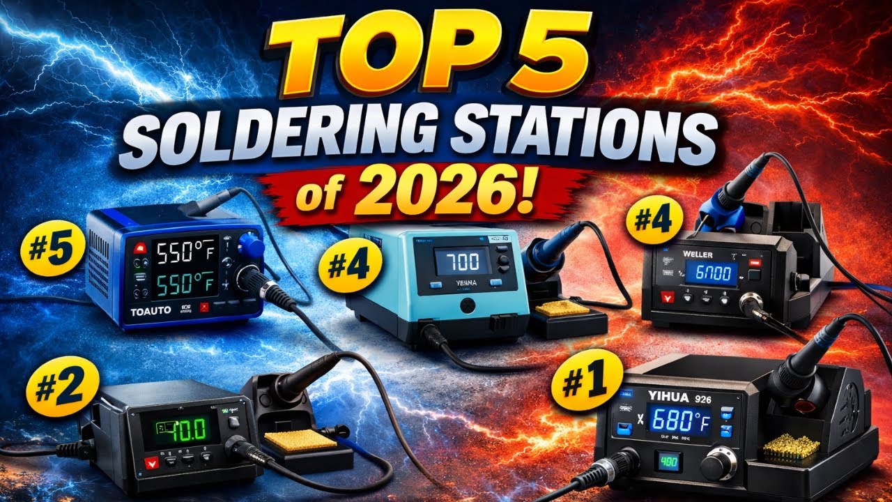 Top 5 Best Soldering Stations 2026 🔥 | Beginner to Pro Buyer’s Guide