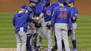 The Latest Arrieta exits with 7 2 lead Cubs control Game 6
