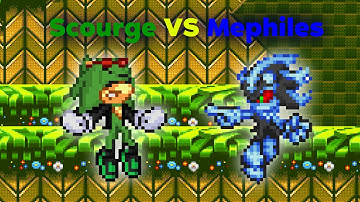 Scourge VS Mephiles | Sprite Animation [EN]
