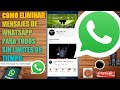 WhatsApp Eliminar mensajes para todos ¡Borrarlos más ...