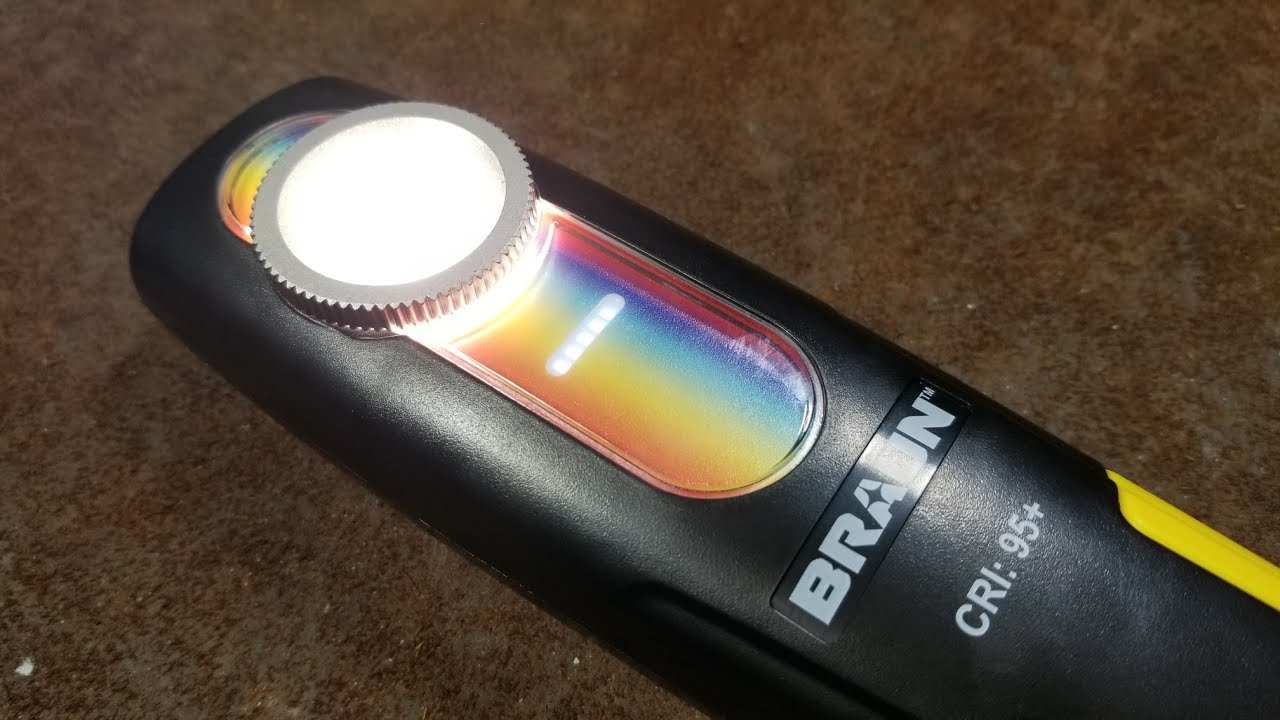 Harbor Freight Braun LiIon High Color Rendering Index Flashlight