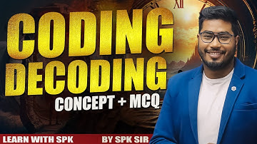 Reasoning || Coding Decoding  || By SPK Sir