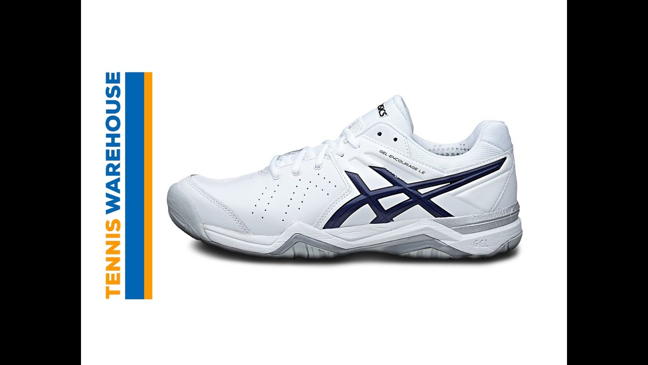 asics leather tennis shoes