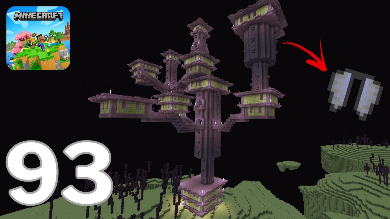 Looting Rare Items from the End City Minecraft survival - YouTube