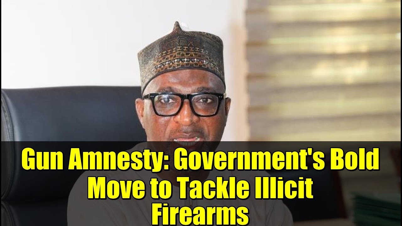 Gun Amnesty: Government's Bold Move to Tackle Illicit Firearms