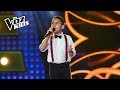 Sebastián Barros canta Culpa al Corazón - Audiciones a ciegas | La Voz Kids Colombia 2018