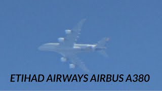 [Heavy Aircraft Friday] Etihad Airways Airbus A380-800 (A6-APG) cruising over Hartford, CT by Elevators Hotels and Aviation by TMichael Pollman 69 views 2 weeks ago 57 seconds