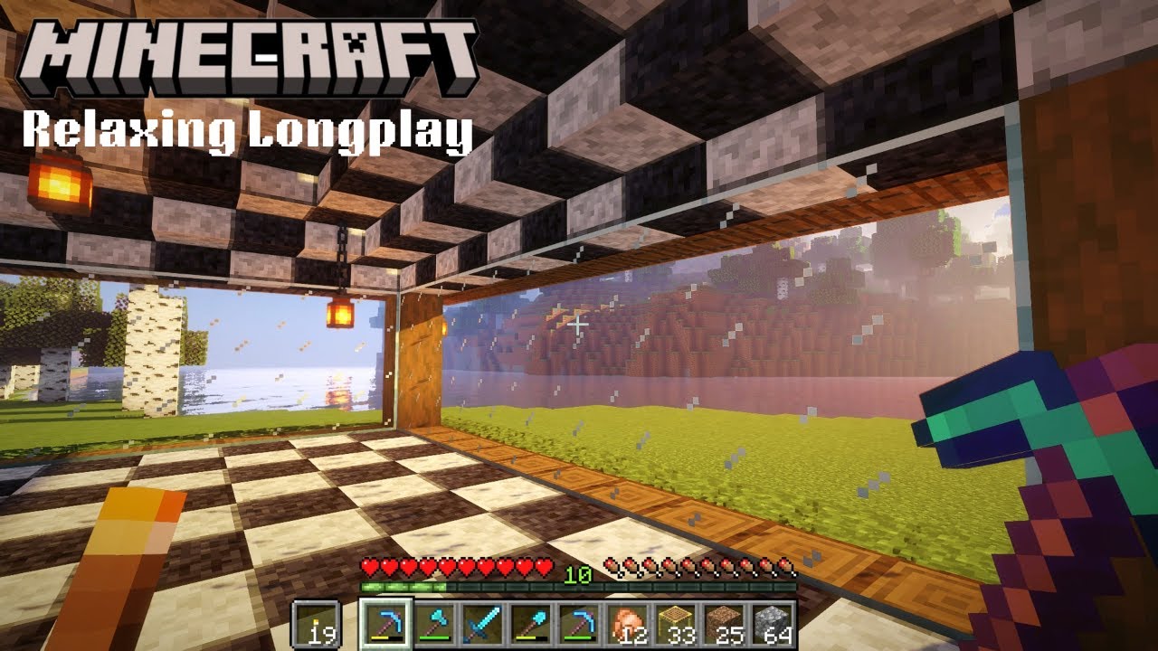 Minecraft Relaxing Longplay - Storage room cabin outline || 1.21.1 (No ...