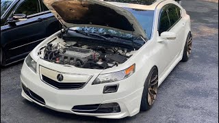 Acura TL 3.7 SHawd Crazy Launch  with bolt ons only