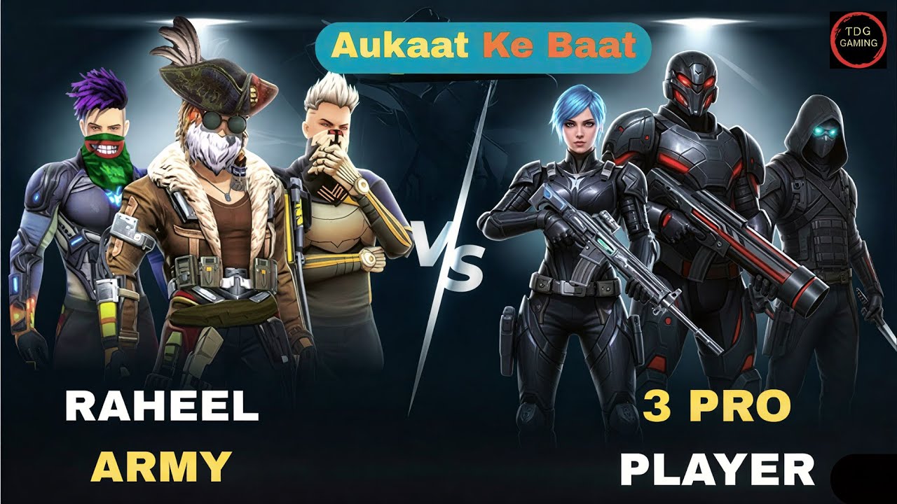 3 PRO PLAYER VS RAHEEL ARMY 😱 Open Challenge BEST CS FF GAMEPLAY  | GARENA FREE FIRE