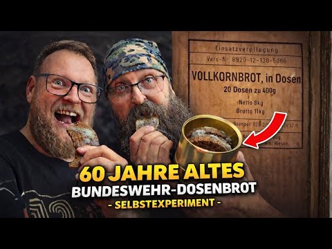 Canned bread from the 60s… and we're actually trying it | German Armed Forces deployment rations