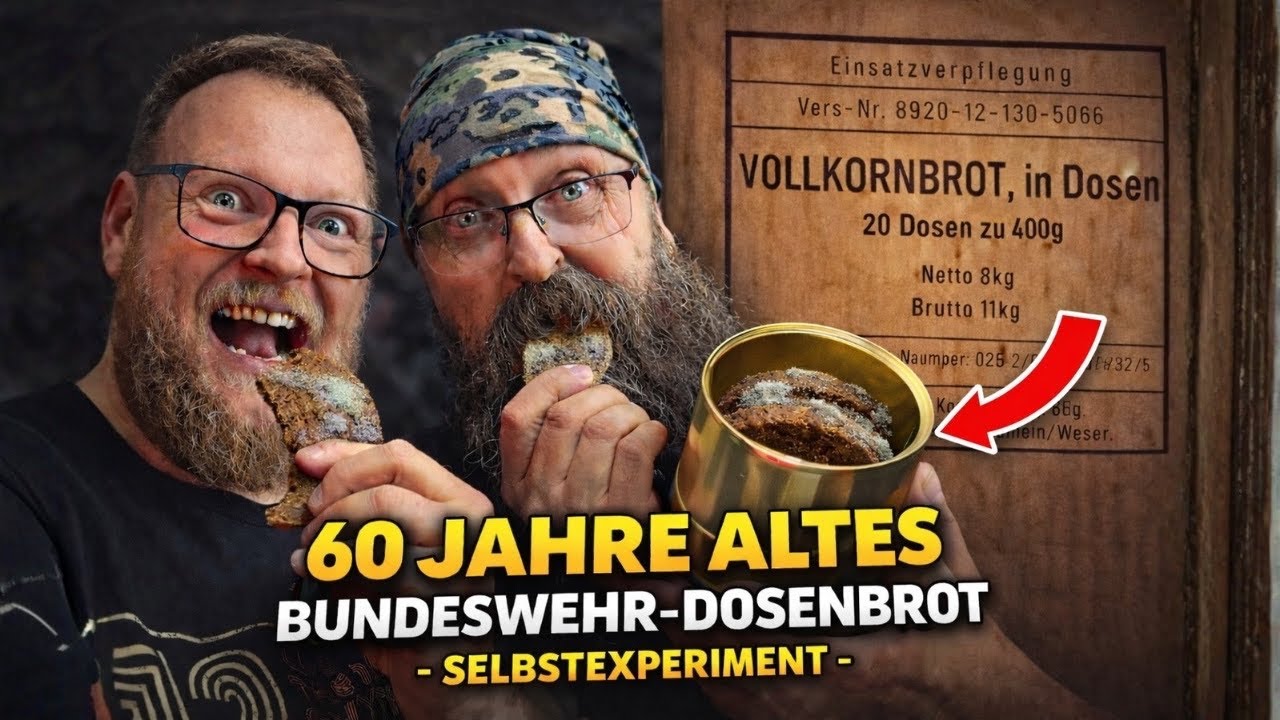 Dosenbrot aus den 60ern… und wir probieren es wirklich | Bundeswehr Einsatzverpflegung