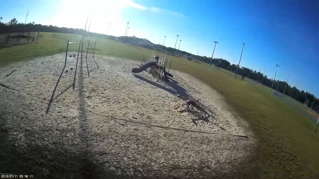 QAV250 Plus Cobra 2206 2100kv Naze32 Osdoge Flips and a Crash