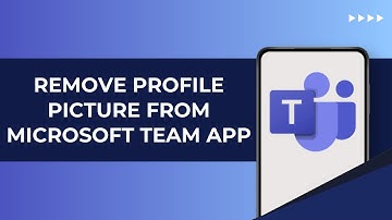 How To Remove Profile Picture From Microsoft Team App