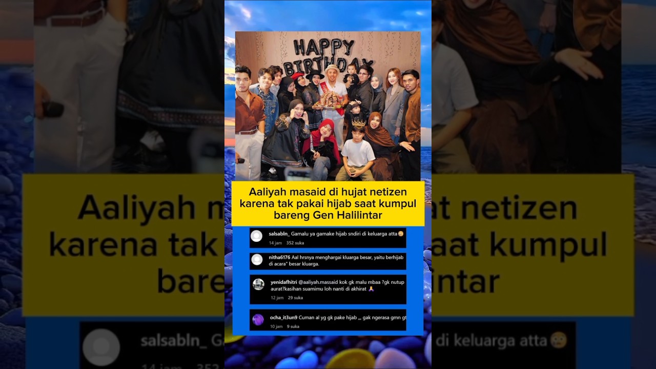 Aaliyah dihujat krn gak pakai hijab 