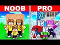 Having a NOOB vs PRO SUPERHERO Family In Minecraft!