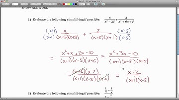 rational expressions quiz