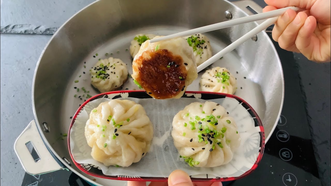 Comment Préparer Les Baozis à La Poêle? Petits Pains Briochés Moelleux Farcis.