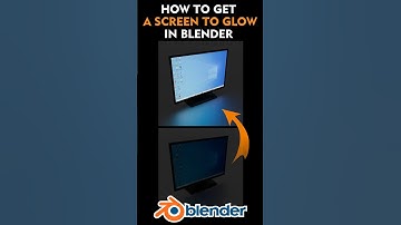 💡 How to Make a Screen Glow in Blender! 🔥🖥️ | #kukkgraphic #blender