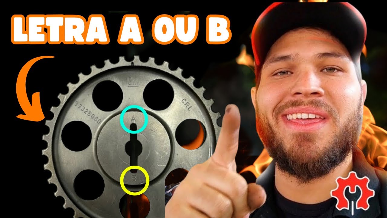 A ou B pra cima ? Dica da posição da polia do comando de válvulas Motor GM 1.0 1.4 e 1.8 8v