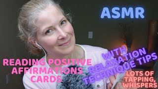 ✴ ASMR 🔺 Positive Affirmations Card Reading ✨ Relaxation Techniques 🔷 Tapping 💠 Whispers ✴ screenshot 5