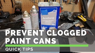 Prevent Clogged Paint Cans - Quick Tip