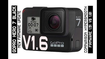 UPDATE! GoPro Hero 7 Black Firmware Hypersmooth PANNING test 1.51 vs 1.61