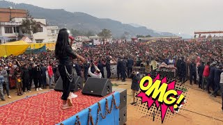 Faced this huge crowd for the very first time at Dolakha Mohotsav 2079 ✨ | So good❤️ |