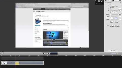 Blurring in Screenflow