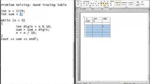 Hand Tracing - Part 1