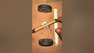 how to generate free energy using dc motor and magnet