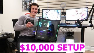 MY $10,000 GAMING SETUP!!