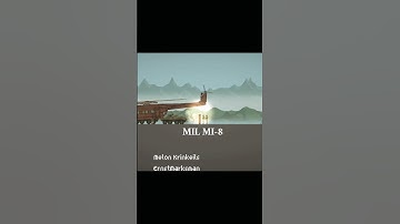 My prototype MIL MI-8 Helicopter in Melon Playground-Sandbox #melmod #mpg #shorts #military