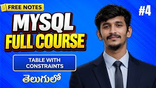 SQL Constraints in Telugu | Create Table with Constraints | MySQL full course in Telugu 