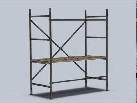 строительные леса своими руками чертежи