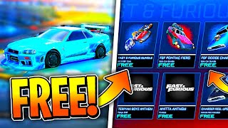 Rocket League FAST & FURIOUS BUNDLE For FREE! (Nissan Skyline, Dodge Charger, Pontiac Fiero FREE)
