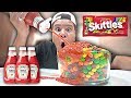 Trying WEIRD Food Combinations People Love 2!! *SKITTLES & KETCHUP* Gross DIY Foods