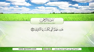سورة الرحمن | بصوت القارئ الشيخ عبد الودود مقبول حنيف