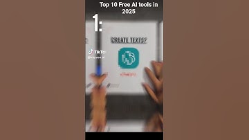 Top 10 Free AI tools to use in 2025