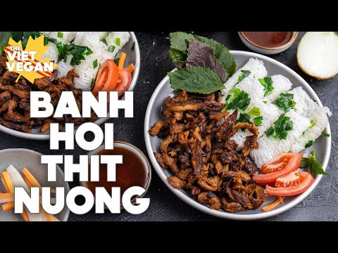 Video Bánh Hỏi Thịt Nướng Chay - Vietnamese Vermicelli... - youtube