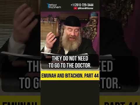 4️⃣4️⃣ Emunah and Bitachon 💡The Mitzvah of Self-Care #Torah #shorts