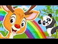 Baby deer animal song for babies  fruity panda  nursery rhymes  kids songs