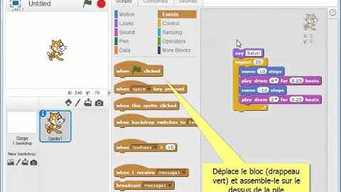 SCRATCH: Initiation  à la langage de programmation.