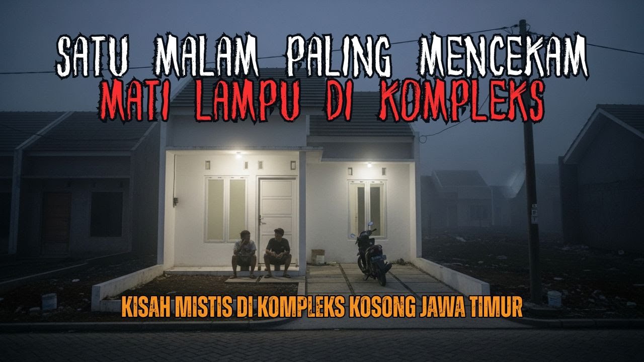 SATU MALAM PALING HOROR! MENCEKAM MATI LAMPU DI KOMPLEKS KOSONG DI JAWA TIMUR