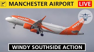 Live from a Windy Southside at Manchester Airport