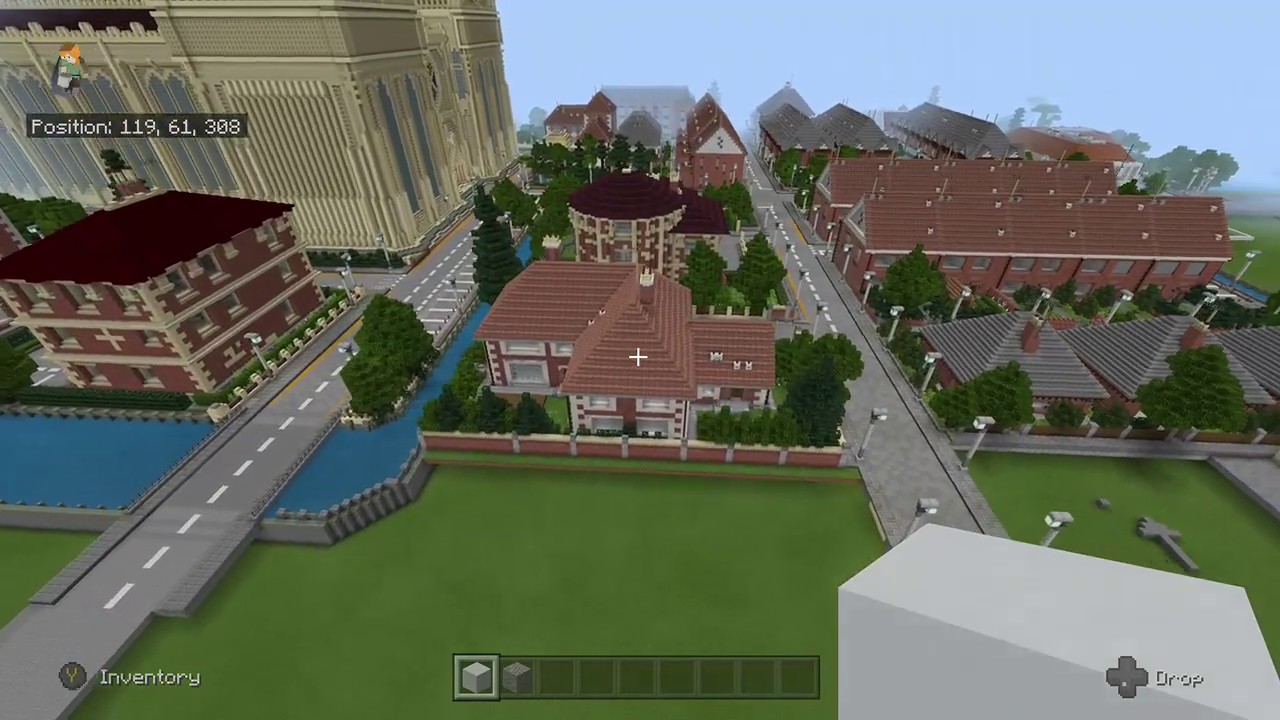 building a minecraft city: a large townhouse